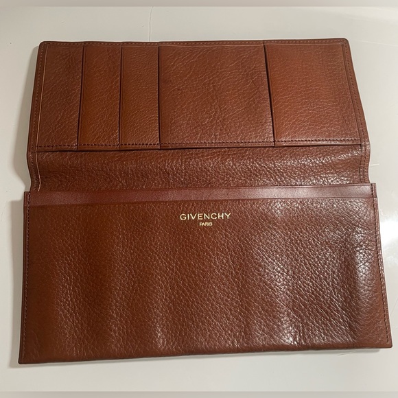 Givenchy SLG’s! Vintage 9.5/10 Key Holder & Cognac Long Wallet - 2-Pc Bundle - Picture 14 of 16